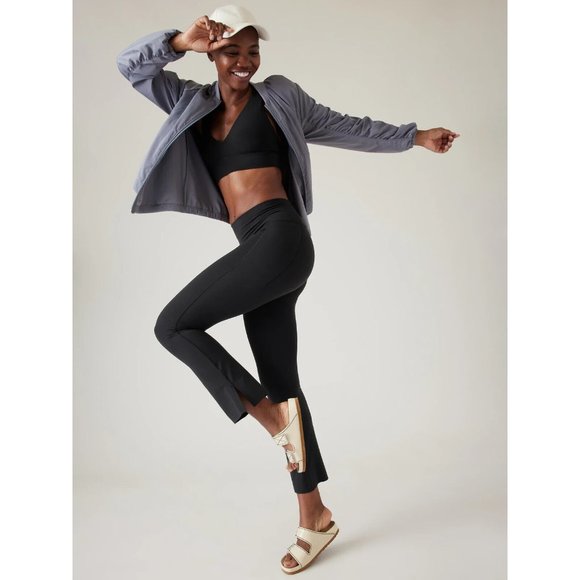 New Athleta S Transcend (Serenity) Plunge Sports Bra Small A-C Black - Picture 3 of 6